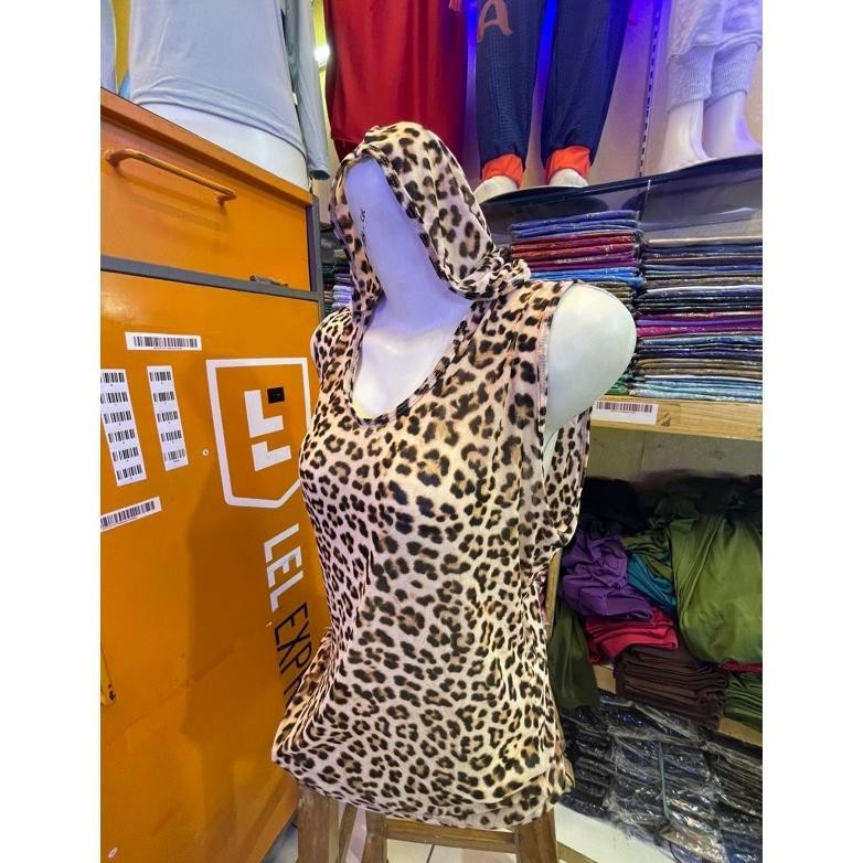 Atasan Senam Zumba // Atasan Baju Olahraga // Luaran Baju Zumba // Atasan Bahan Tile Tanpa Lengan