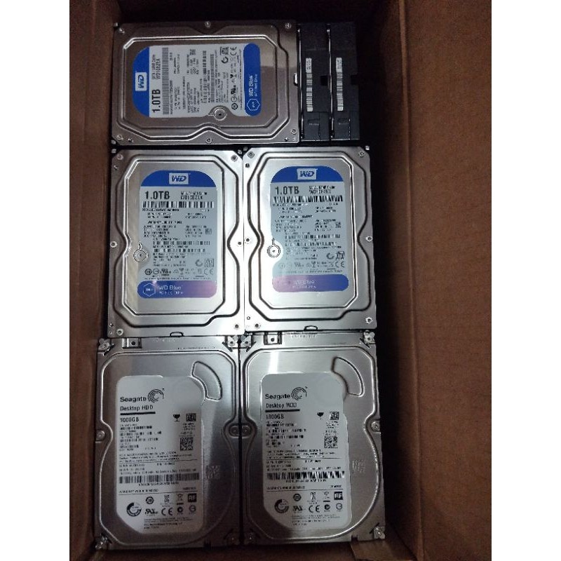 harddisk komputer PC Cctv 1tb wd blue dan seagate bekas siap pakai