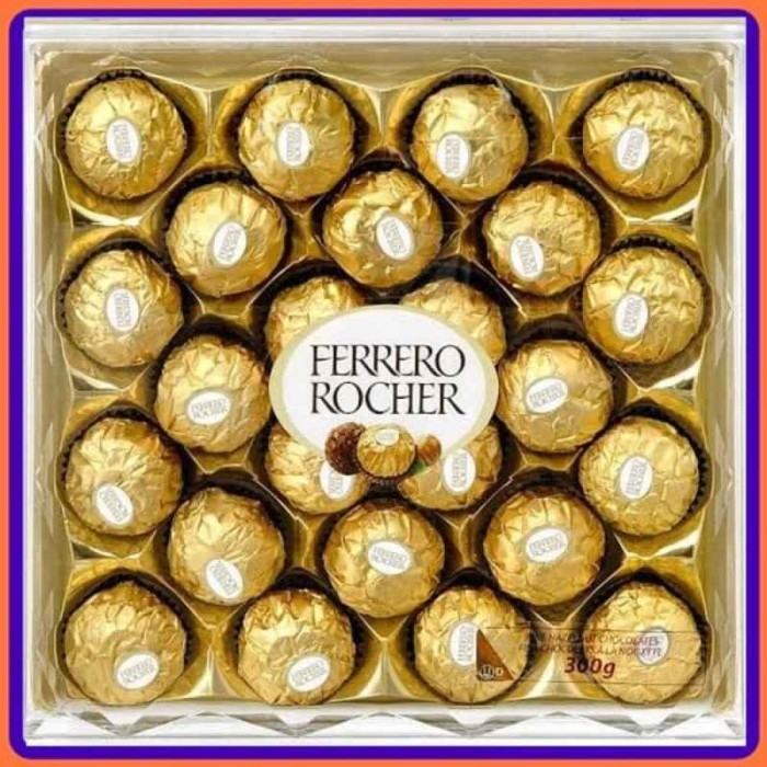 

Fererro Rocher isi 24 pcs Cokelat Khas Italia