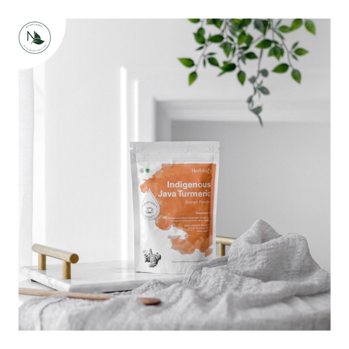 

HERBILOGY INDIGENOUS JAVA TUMERIC EXTRACT POWDER (TEMULAWAK) 100G