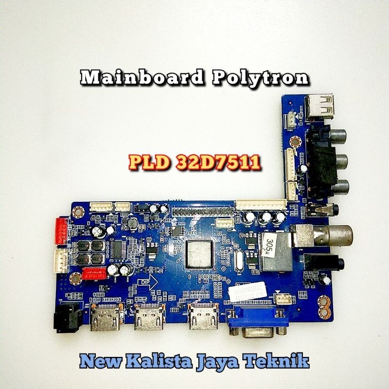 MAINBOARD TV POLYTRON PLD 32D7511 ORIGINAL VS.T56UE1.21 MB POLYTRON 32D7511 MOTHERBOARD TV 32D7511 M
