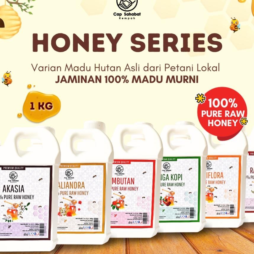 

1Kg Madu Hutan Murni / Natural Pure Raw Honey / Variant Nektar Madu / Quality
