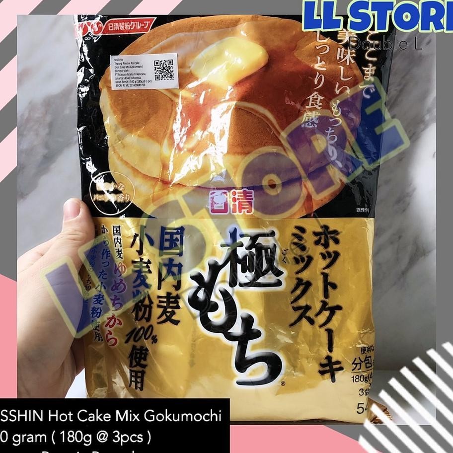 

Nisshin Hot Cake X Gokumochi 540 Gram | Tepung Prex Pancake Jepang