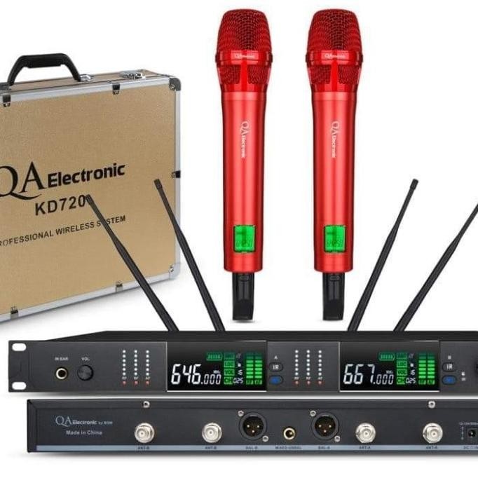 Mic Wireless Qa Electronic Kd720 Qa Electronik Kd 720 Original Rdw