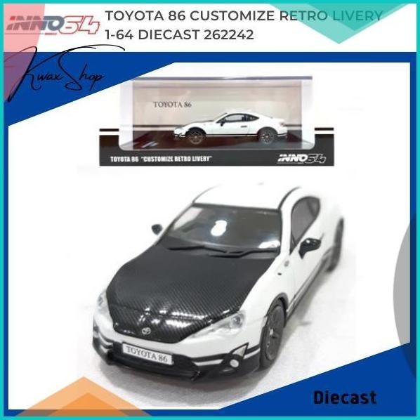 INNO64 Toyota 86 Customize Retro Livery 1-64 Diecast 262242 16novz3 on