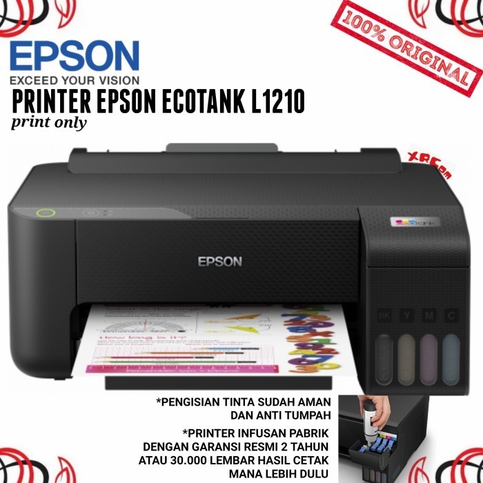 Printer Epson L1110 EcoTank pengganti Epson L310 print only L 1110