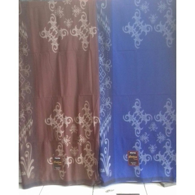 [SYAR'I MINERV] Sarung Tenun Samarinda 8000 benang red borneo