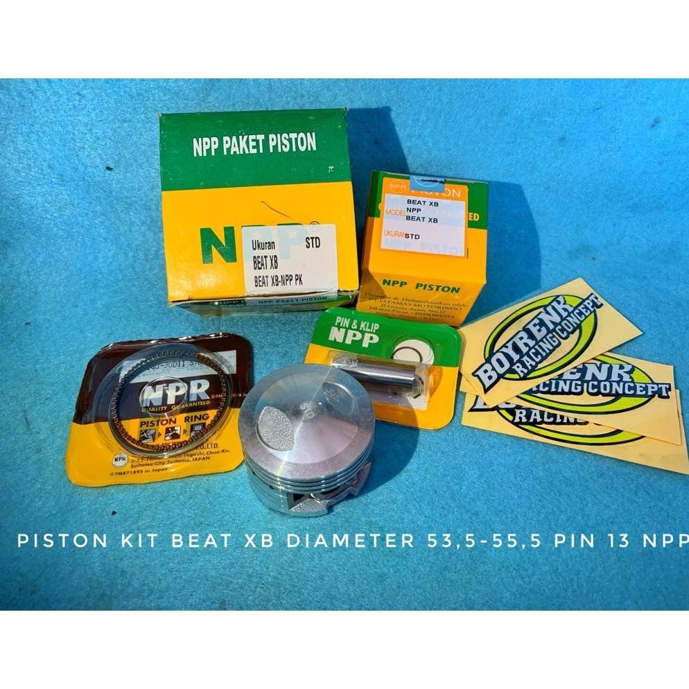 Oke9 Piston Kit Seher Seker Beat Xb 53.5 54 54.5 55 55.5 Pin 13 Npp - Boyrenk Racing