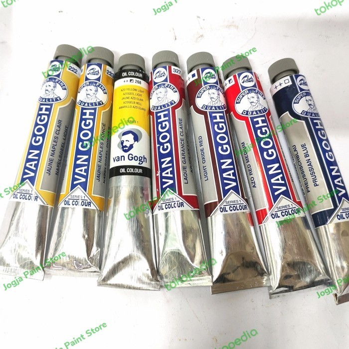 

Terjangkau Talens Van Gogh Oil Colour Series 1 60 ml cat minyak seri 1 cat lukis