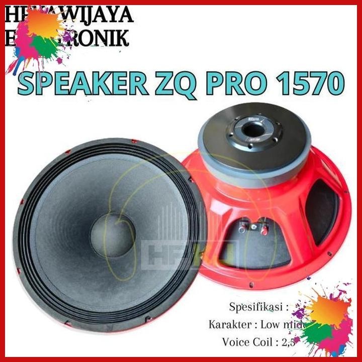 speaker kompone zq pro 15" 1570 pro speaker speker zqpro 15 inch 1570 (kwj)