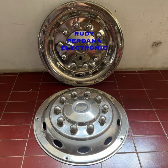 Wheel Dop Tutup Roda Ring 20 Inch 20" R20 Bus Bis Truck Truk Chrome Best
