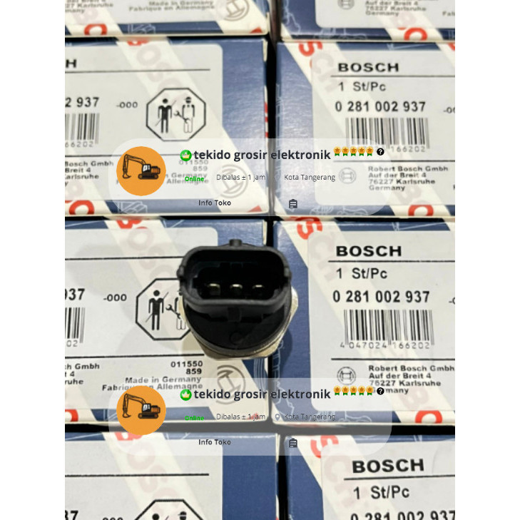 Sensor Common Rail Komatsu Pc160 Pc 160 Bosch Best