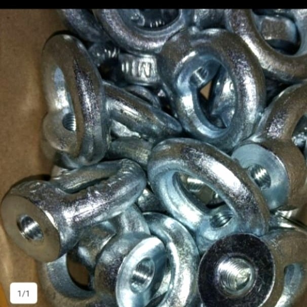 Eye Nut M10 / Mur Cicin 10Mm Galvanis Putih Best