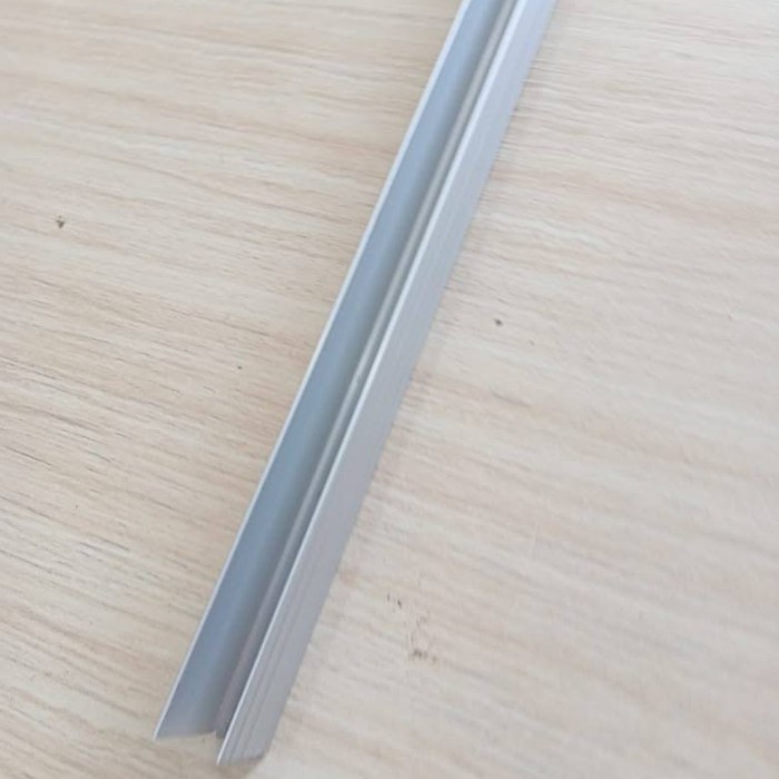 Profil List U Aluminium 5mm - Silver -ta01
