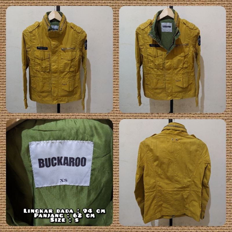 Jaket Parka Military M65 Merk Buckaroo Second Original.