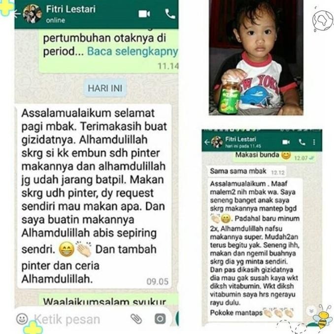 kud GIZIDAT Vitamin Penambah Nafsu Makan Berat Badan Anak & Bayi