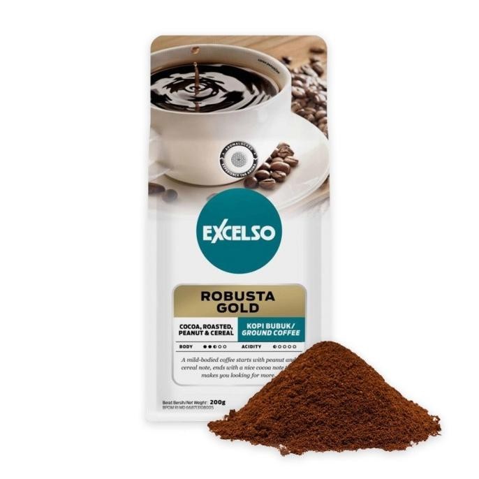 

Excelso Kopi Bubuk Robusta Gold 200G Twin Pack