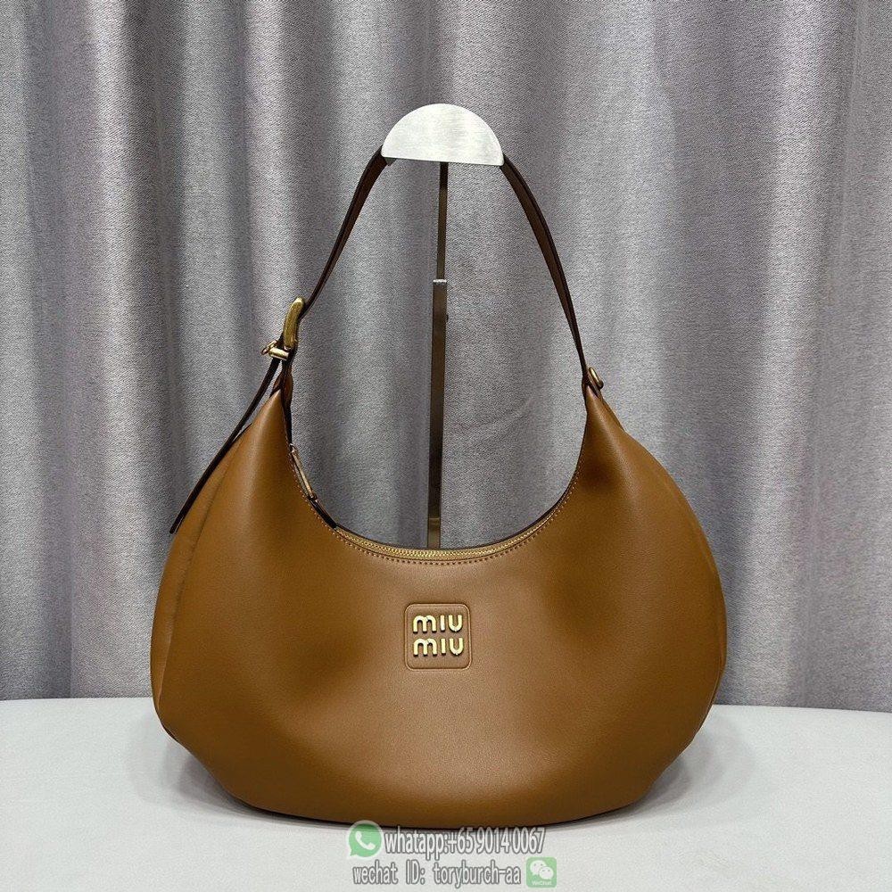 MIu vintage underarm hobo baguette shoulder shopper tote elegant elbow tote