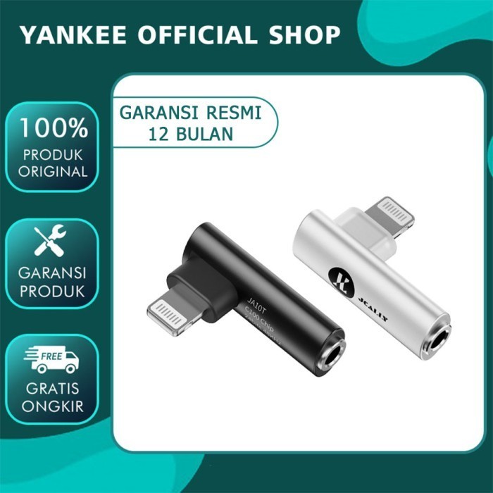 JCALLY JA10T DAC Lightning to 3.5mm Jack L Shape Audio Converter