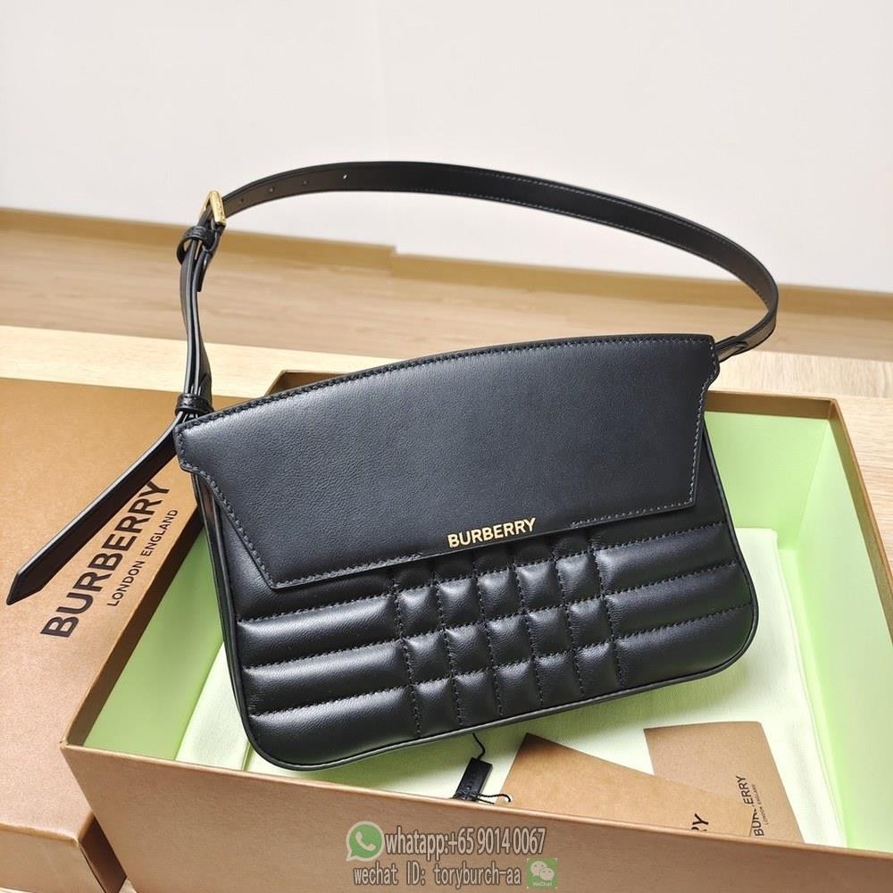 Burberry Catharine shoulder underarm baguette hobo casual elbow bag authentic quality