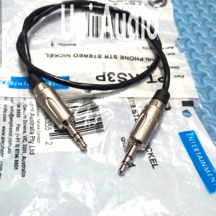 kabel canare aux jack amphenol 3.5mm to 3.5mm TRS