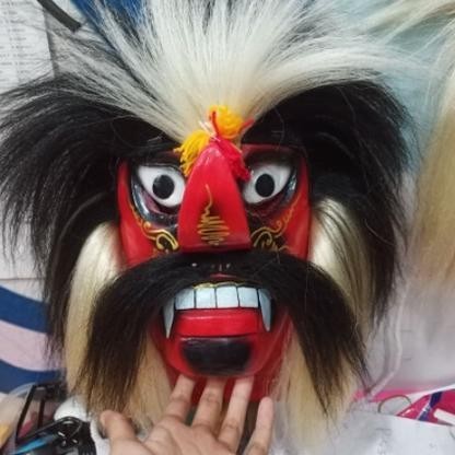 Terlaris Diskon 7.7 - Topeng Bujang Ganong Jambul Merak Kwalitas Super. Topeng. Topeng Ganong. Topen