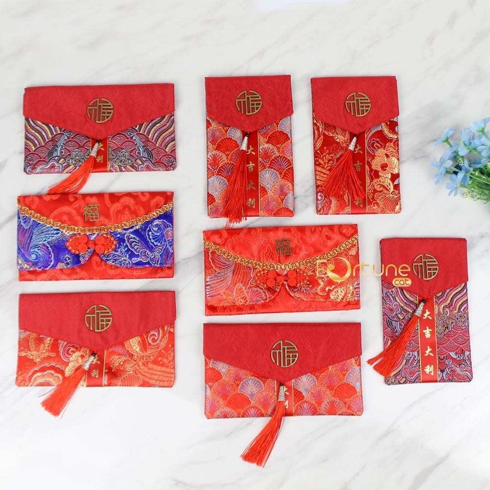 

Diskon Ekstra" Angpao Imlek 2024 Fu Kain Chinese New Year Hong Bao Red Envelope Motif Tulisan Pita Terbaru ||
