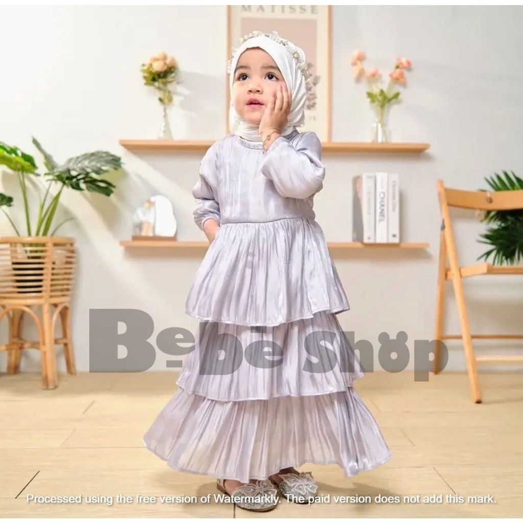 Gmis Anak2 Tanggung Gemis Anak Terbaru2024 Gms Perempuan 2 Tahun Stelan Ansk Gamiss Gamis Ank Terbar