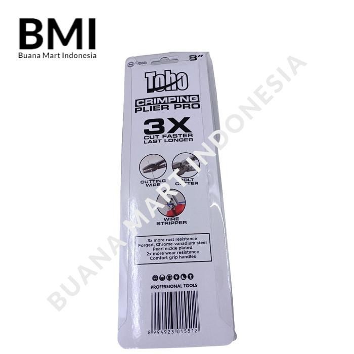 TANG KOMBINASI TOHO CRIMPING PLIERS PRO 8 INCH | TANG MULTIFUNCTION