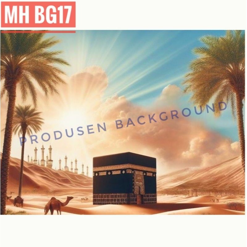 Kain Background Manasik Haji Kabah 3x2,5m Studio Photo