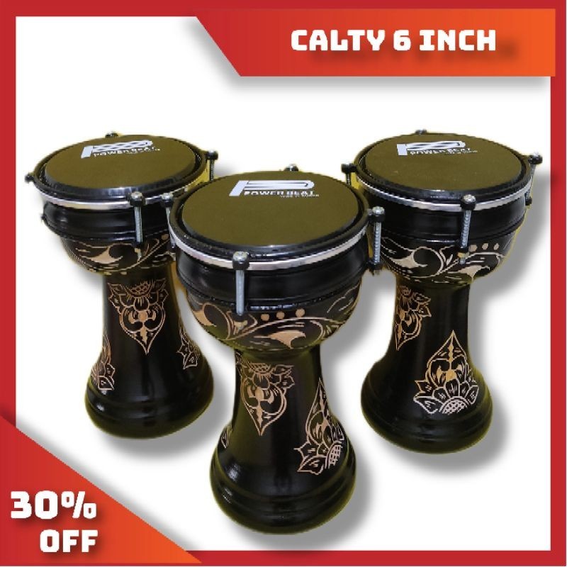 kendang gendang darbuka calty ukur 6inch