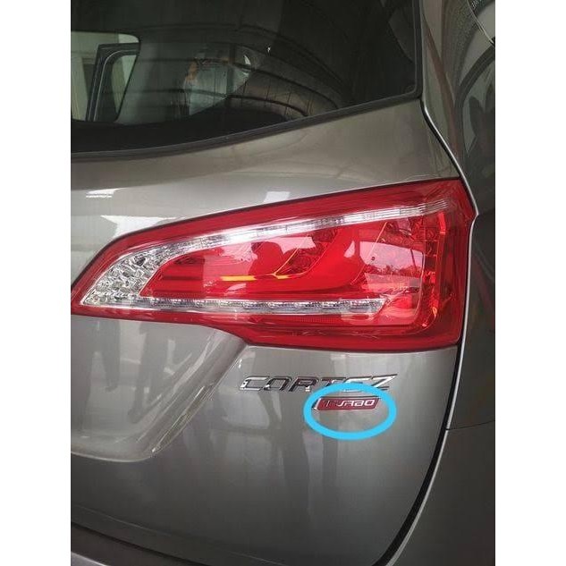 EMBLEM TURBO WULING CORTEZ / EMBLEM WULING TULISAN ''TURBO" 23621258 Premium Original