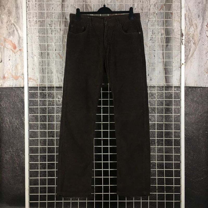 Celana Cordoray Pria Celana Panjang Corduroy Baggy Pants Oversize Corduray Original ZARA Man Corduro