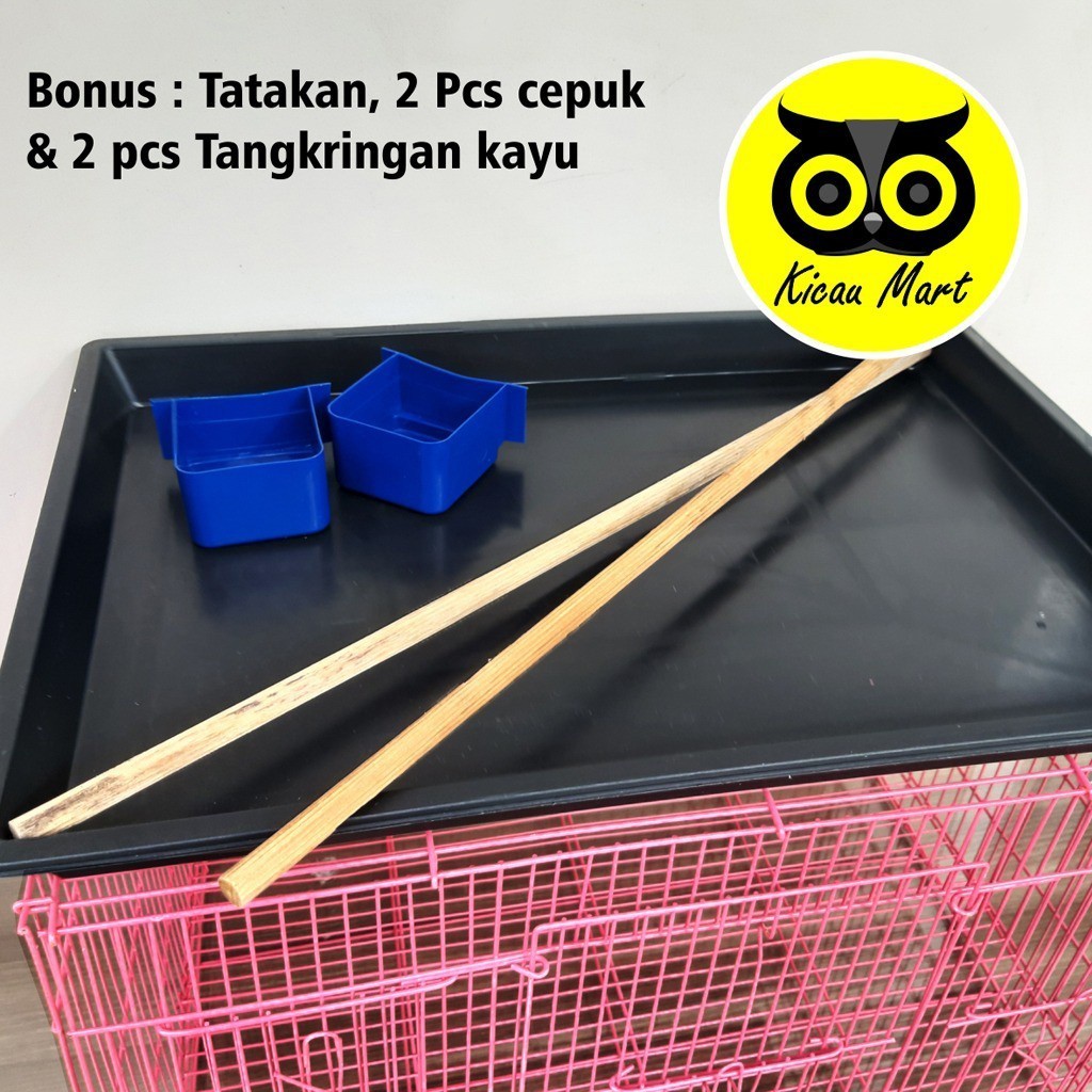 PROMO KANDANG KANDANG KUCING SIZE L LARGE JUMBO PET CAGE SANGKAR KOTAK LIPAT RUMAH KUCING KITTEN