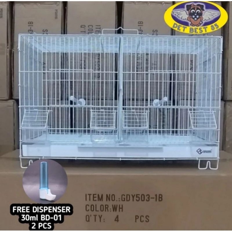 PROMO KANDANG Kandang Burung Sekat 503-1 B (1pcs) Bird Cage Canaries,Finch,Lovebird