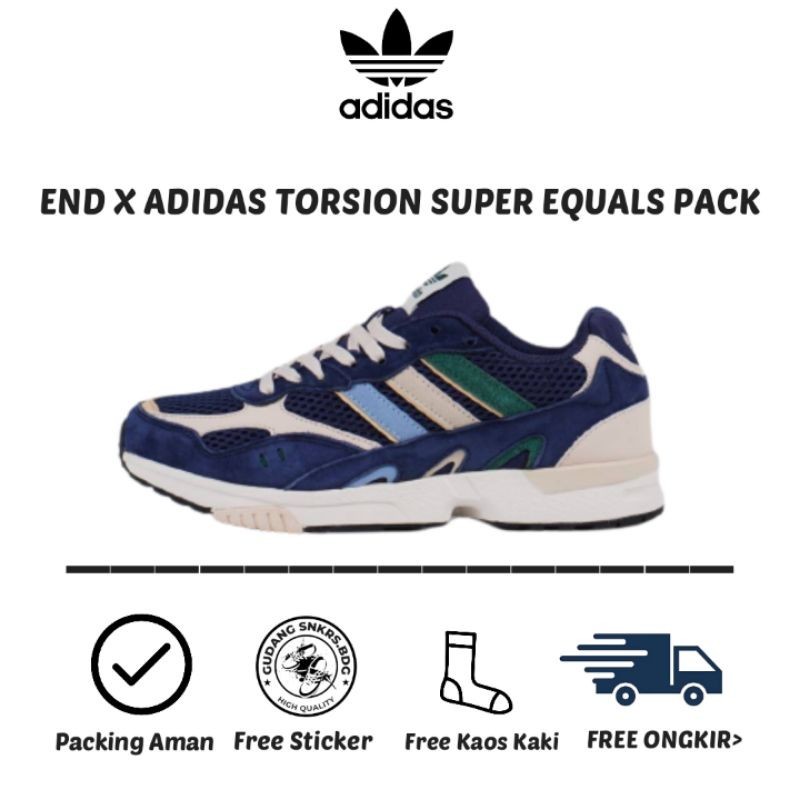 (GUDANGSNKRS) End X Adidas Torsion Super Equals Pack