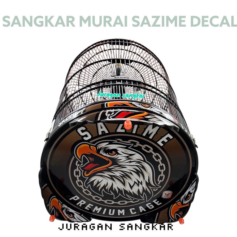 PROMO KANDANG SANGKAR KANDANG MURAI PVC DECAL SAZIME