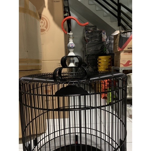 PROMO KANDANG SANGKAR KANDANG MURAI EBOD JAYA PRESCUP RONGGOLAWE MERAH PUTIH BARU NO 1 DAN 2