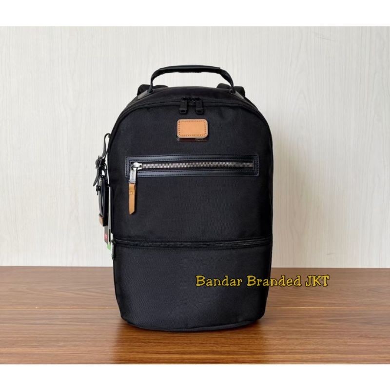Tas Ransel Pria Branded Essentials Backpack Laptop Kerja Kuliah Alpha 3