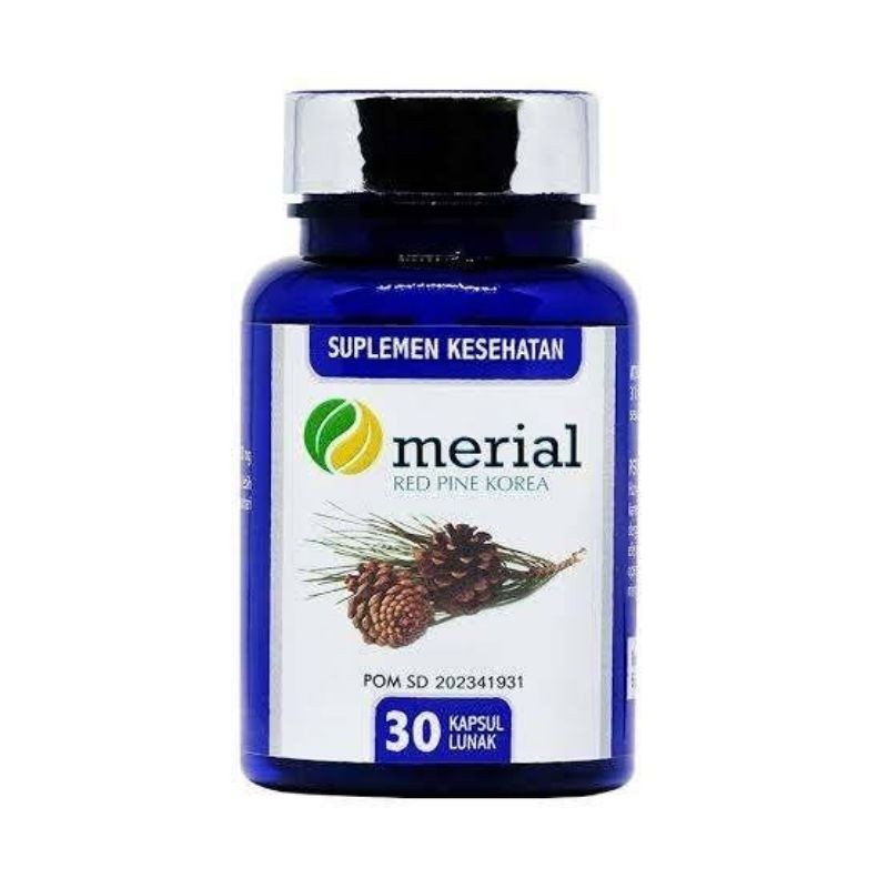 Merial Red Pine Korea Asli - 30 Kapsul / Atasi Hipertensi / Turunkan Kolesterol