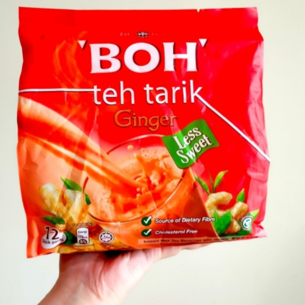 

Teh Boh Teh Tarik Ginger Less Sweet - Instant Milk Tea - Teh Susu Jahe Original Ori 100% Snack Import Snack Malaysia Kuala Lumpur Ready Stock Pre Order PO Jastip Malaysia Trusted Jasa Titip Camilan Snack Luar Negeri Snack Premium