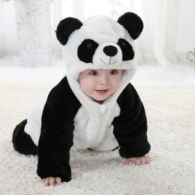 Costume Panda Anak 1-5 tahun / Kostum Anak / Kostum Baby / Baju Baby