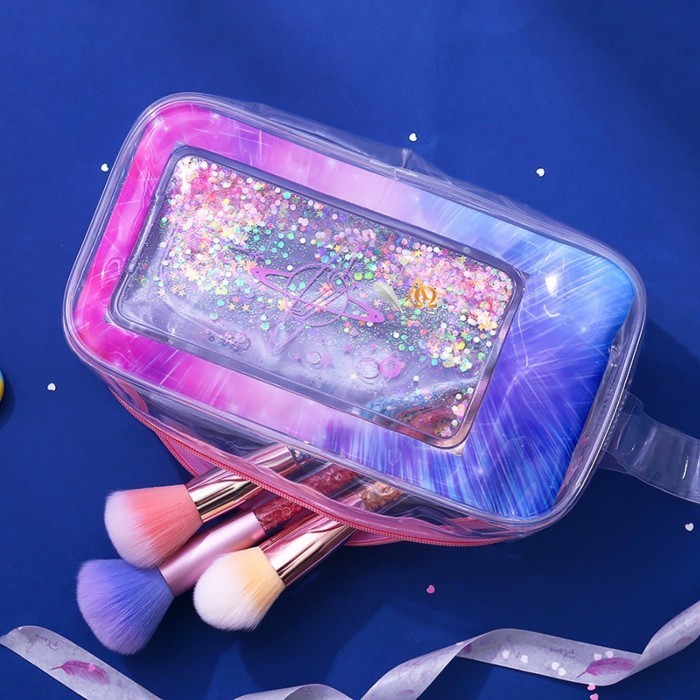 

Tempat Pensil Unik / Pencil Case Edisi Motif Galaxy (Ada Lampu)