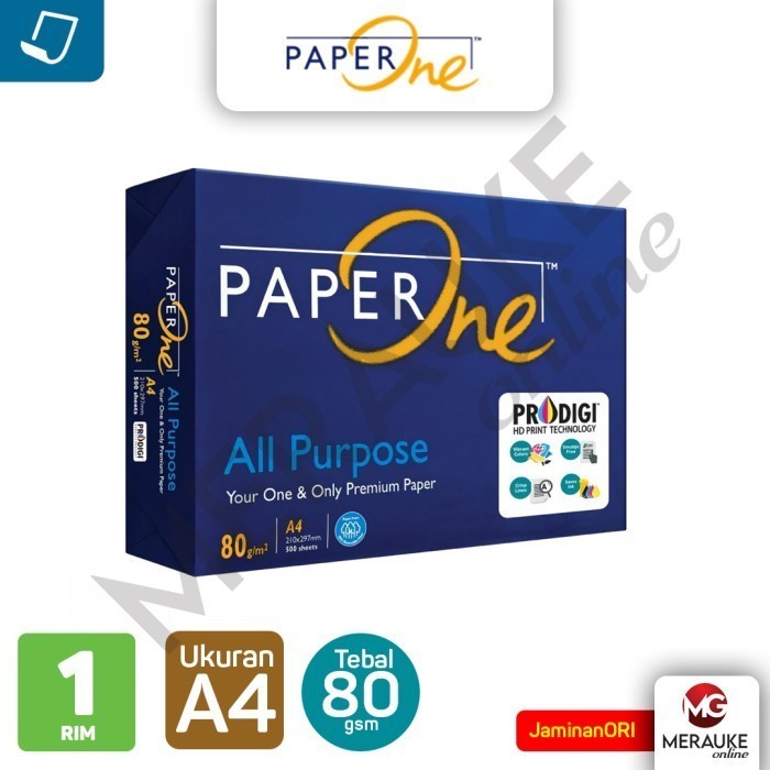 

MURAH Kertas HVS Paper One A4 80 GSM