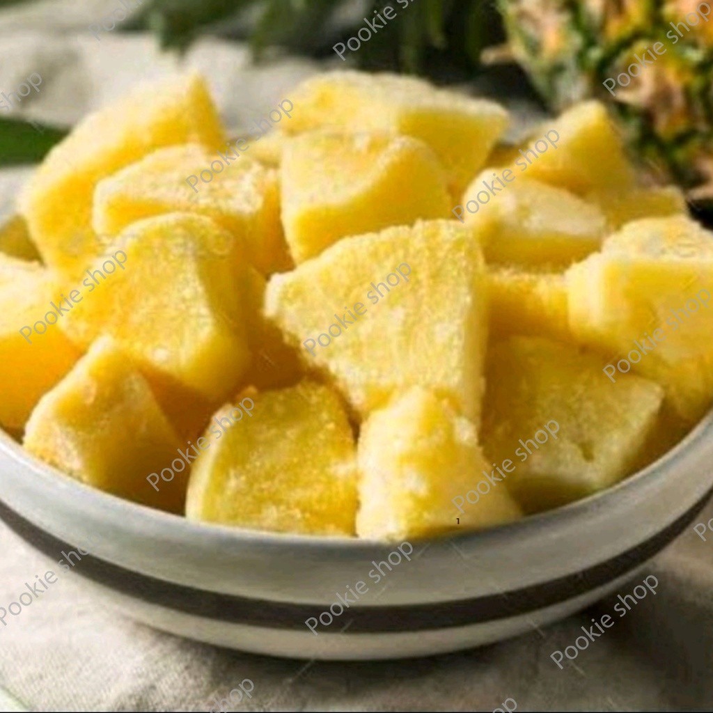 

LOKAL frozen pineapple /nanas madu beku 1 kg