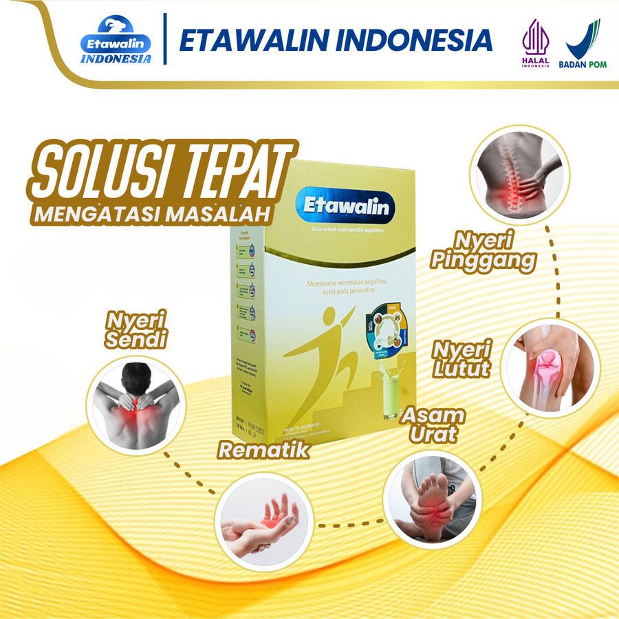 

ETAWALIN Original Solusi Nyeri Sendi dan Pegal Linu 1 Box II