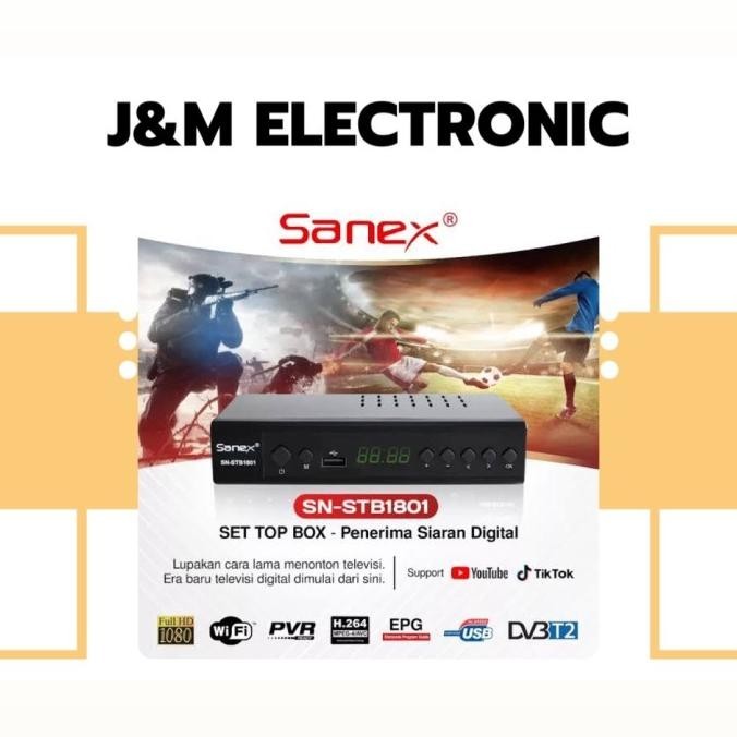 set top box tv digital sanex/1080HD/ set top box sanex SN1801