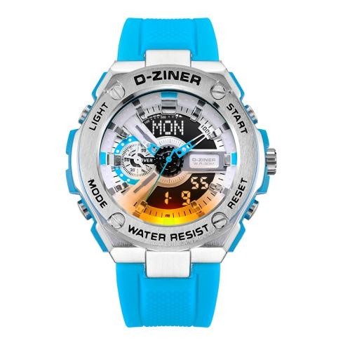 JAM TANGAN D-ZINER BEST SELLER ORIGINAL DUAL TIME ANTI AIR