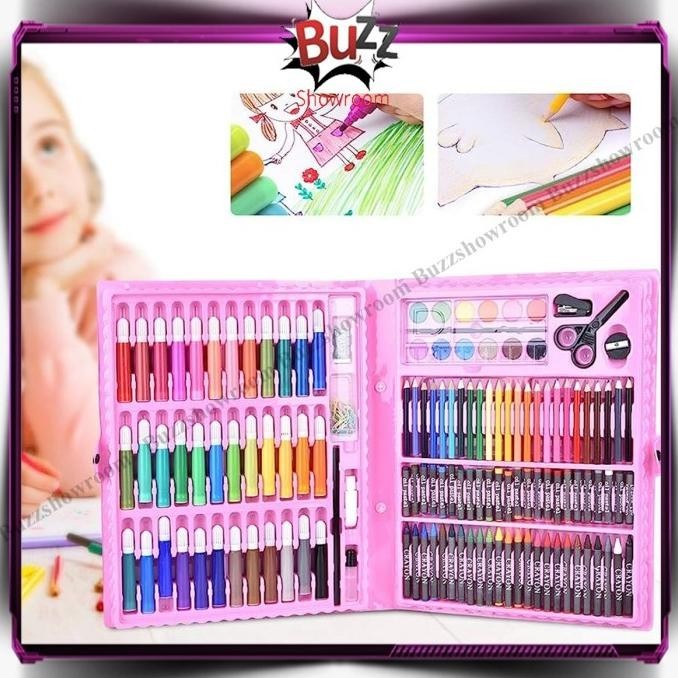 

Colouring Set Isi 150 Pensil Warna Crayon Stationary Kado Anak Krayon