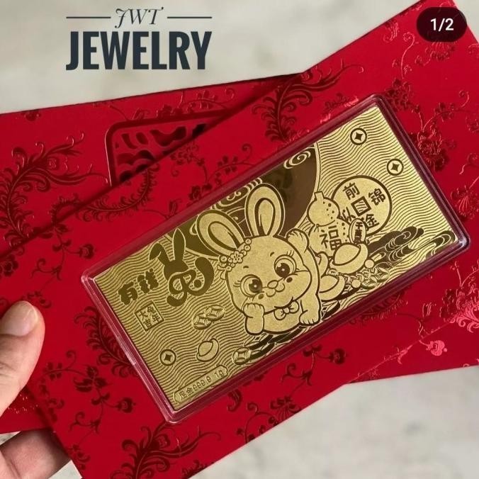

ANGPAO LOGAM EMAS TAHUN BARU IMLEK CHINESE NEW YEAR TAHUN KELINCI